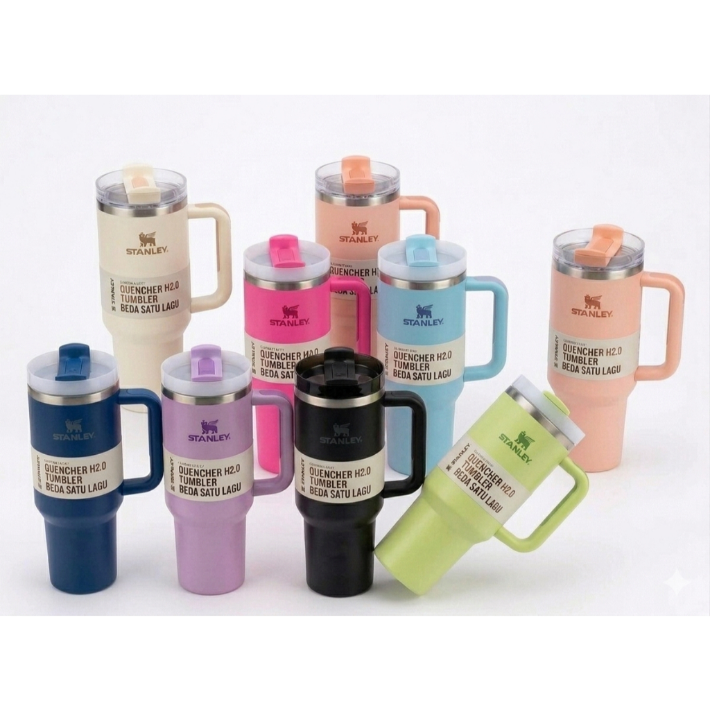 QHENCHER H2.0 Tumbler 1200ml ความจุ Insulated Tumbler Hot & Cold Stainless Steel