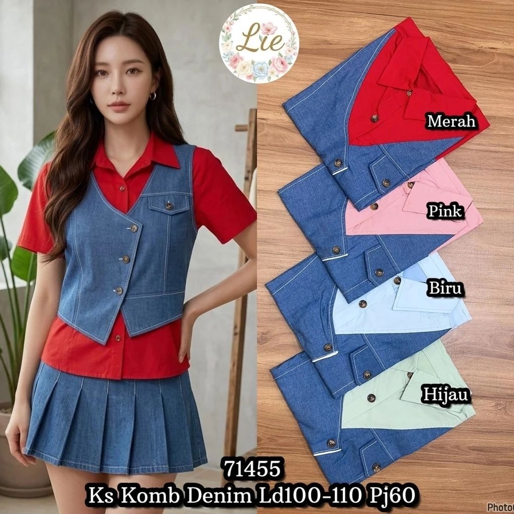 71455 Ks Mixed Denim ฮานะ ฮานายะ
