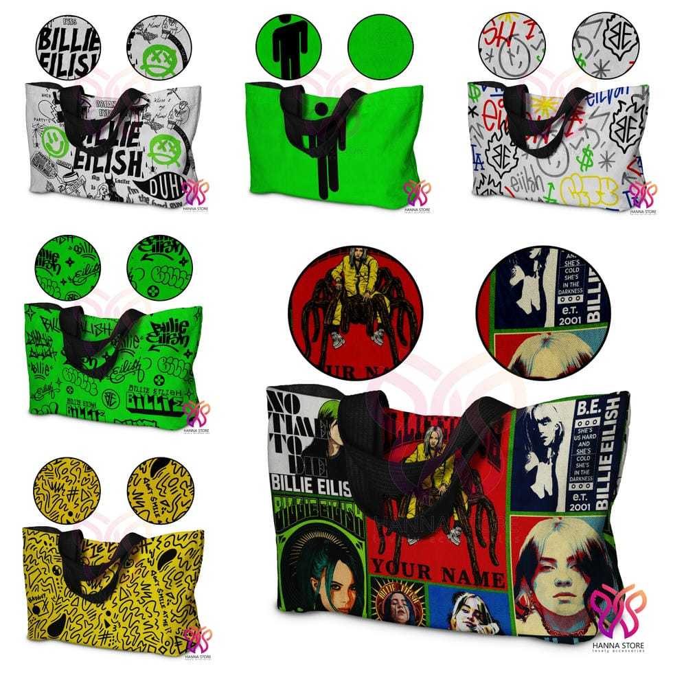 กระเป๋าโท้ต Billie Eilish Merch