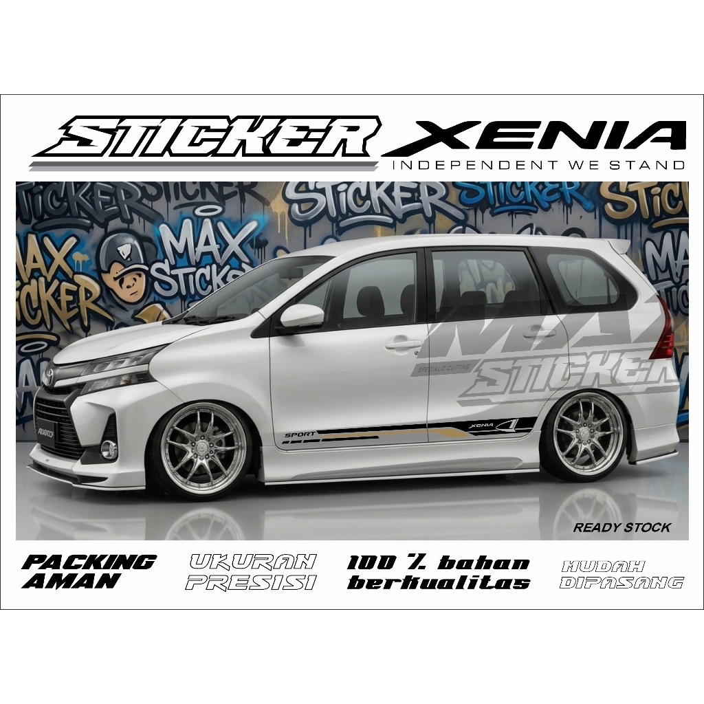สติ๊กเกอร์ ALL NEW AVANZA 2012 2020 Body List สติ๊กเกอร์ Avanza 2012 2020