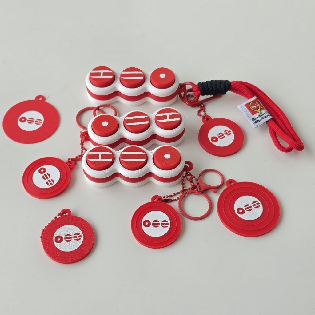 BTS ARIRANG KPOP NFC Fidget Clicker พวงกุญแจ 3D พิมพ์