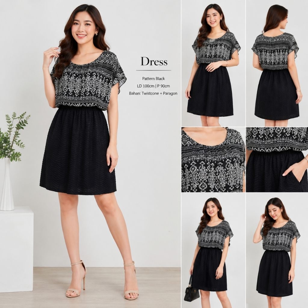 LYNE DRESS • WOMAN DRESS • LD 100CM