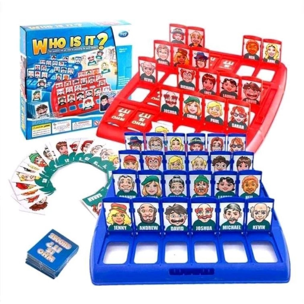 ของเล่นเด็ก Guess the Picture Board Game Who Is It - Guess the Picture Toy 9902 สําหรับเด็ก