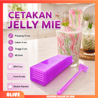 Cetakan Jelly Mie Agar Agar Jelly Mold Cetakan Pembuat Agar Bentuk Tokoroten Alat Pemotong Puding