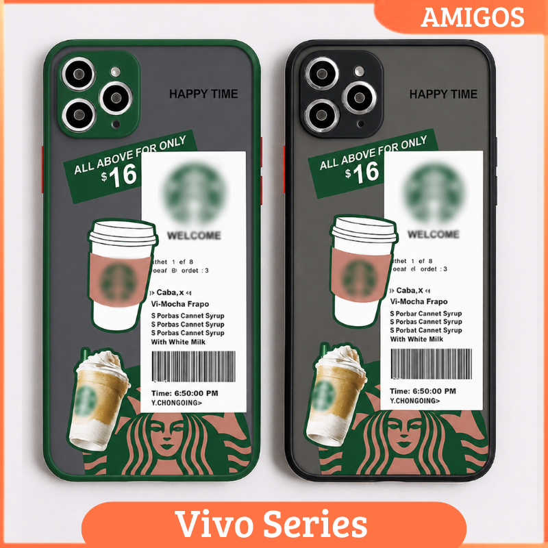 Vivo Y21 Y21S Y21A Y21E Y21T Y33S Y33T Y20 Y20i Y20S Y12S Casing Softcase Coffee Cover Camera