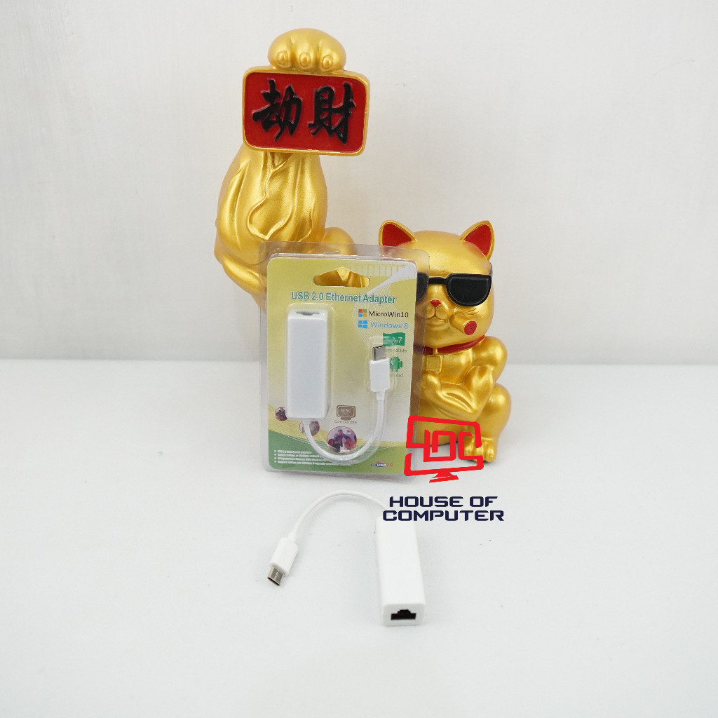 CONVERTER TYPE C เป็น LAN ETHERNET LAN ADAPTER