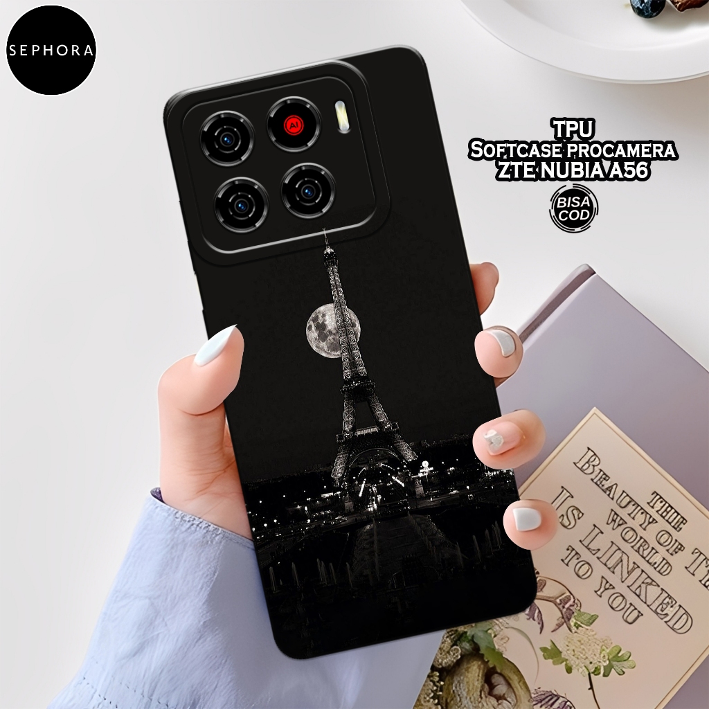 HP เคส ZTE Nubia A56 ล่าสุด - เคสแฟชั่น Aesthetic - Softcase ZTE Nubia A56 - เคสกล้อง Pro - เคส ZTE 