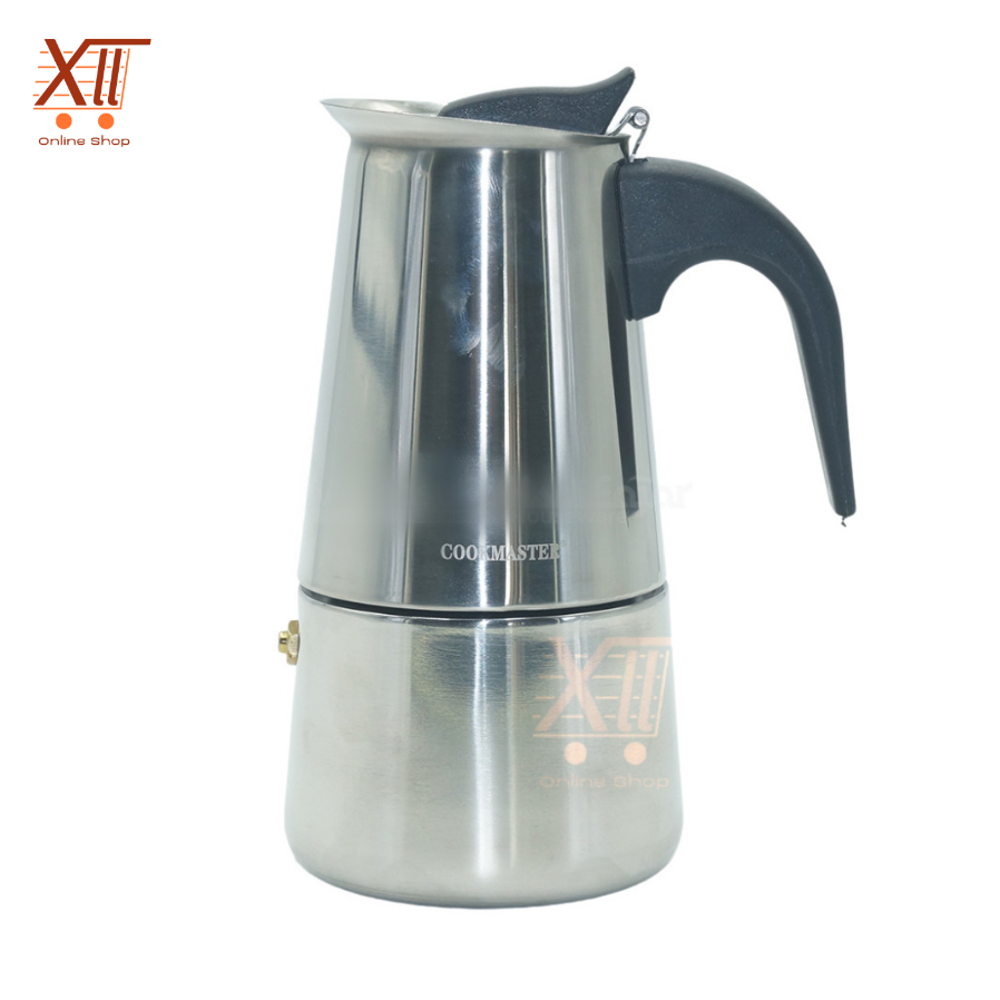COOKMASTER CM~1521 MOKA POT COFFEE สแตนเลส 6 CUP เครื่องชงกาแฟ Moka