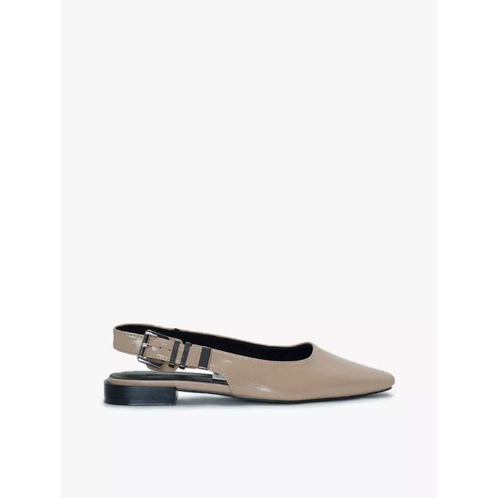 NINE WEST ORIGINAL. VISHA - สีนู้ด รองเท้าแตะผู้หญิง. ใหม่พร้อมกล่อง