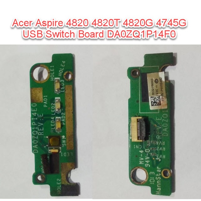 สวิตช์บอร์ดเปิดปิด Acer Aspire 4820 4820T 4820G 4745G DA0ZQ1P14F0