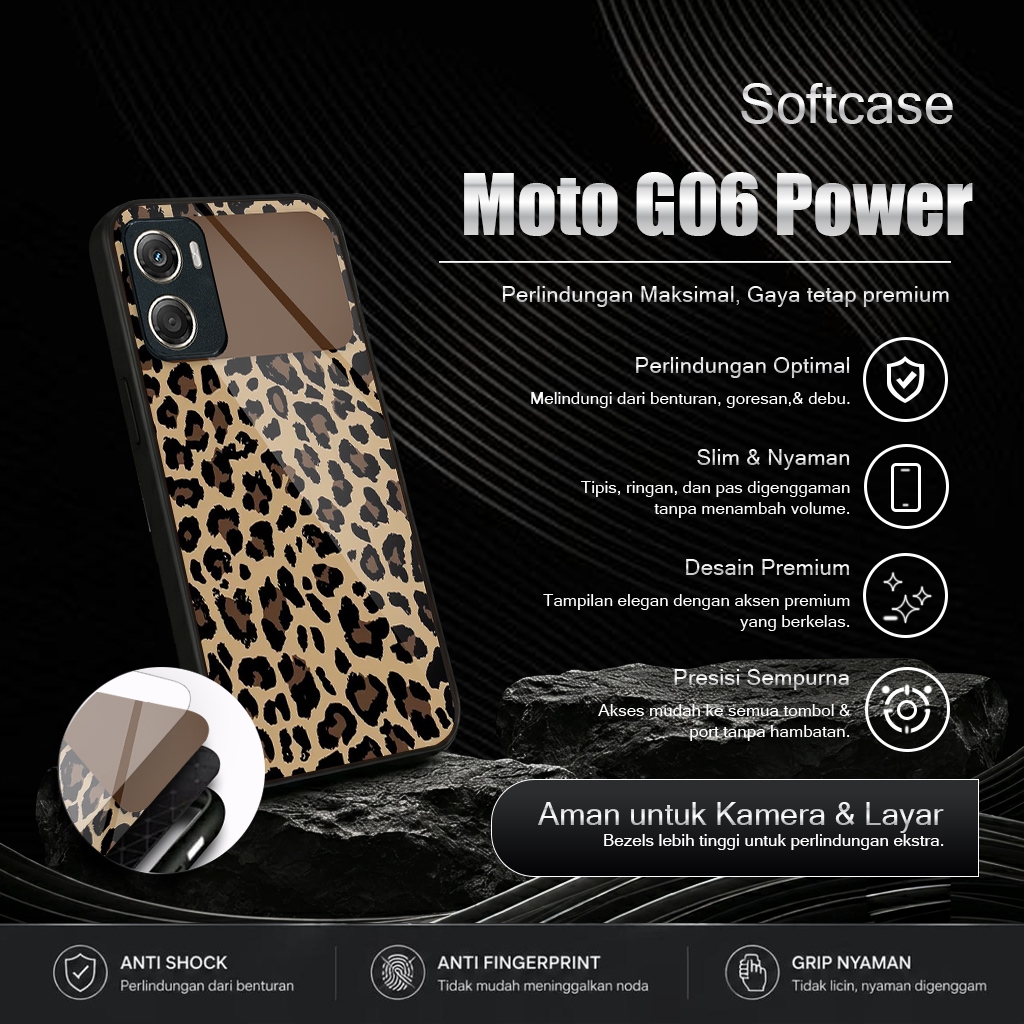 เคสกระจกอะคริลิค HP สําหรับ Motorola G06 Power - เคสโทรศัพท์มือถือ - เคสอะคริลิค Motorola G06 Power 