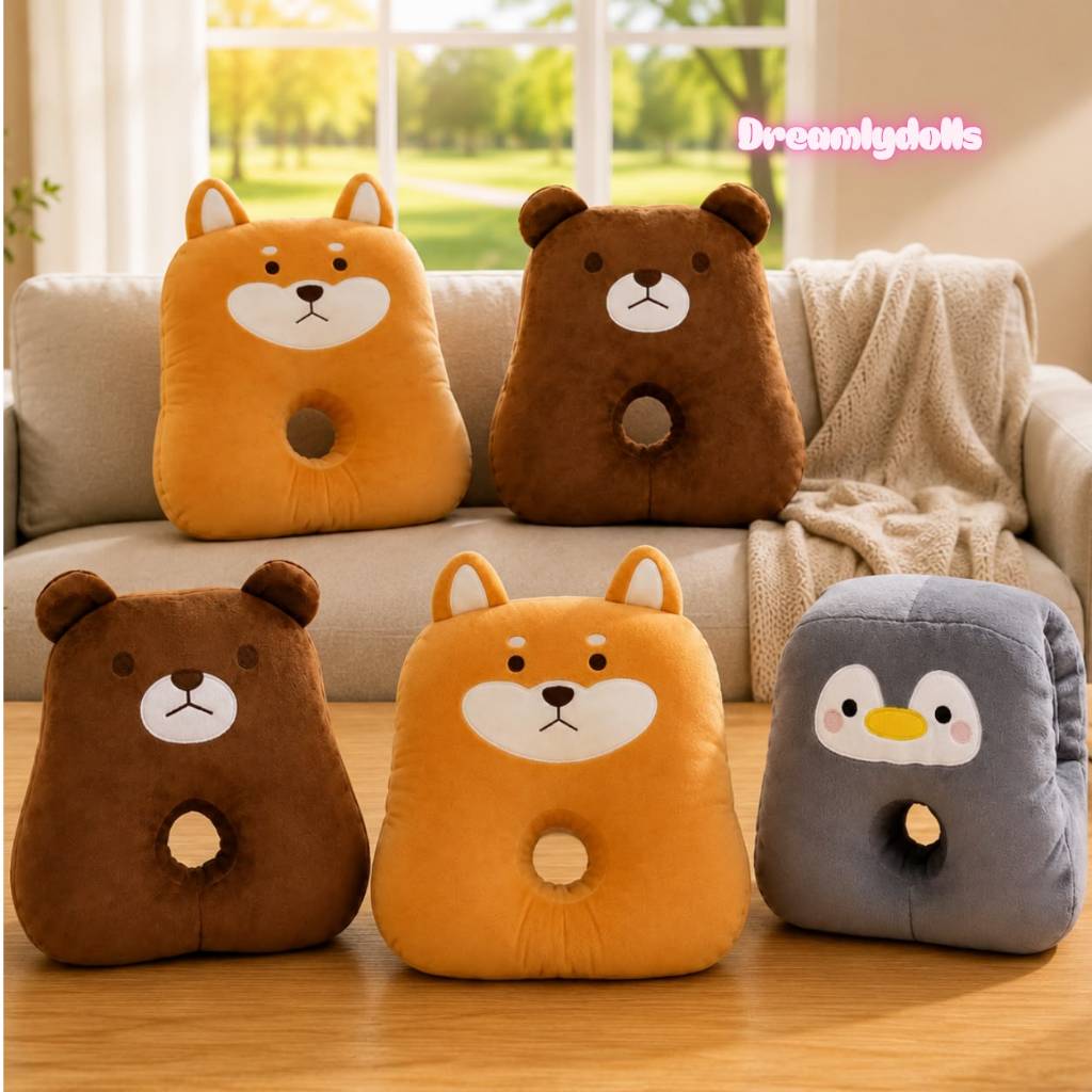 Albaa Sol Sleeping PILLOW / Bear Character / NAP PILLOW / นอนสบาย PILLOW
