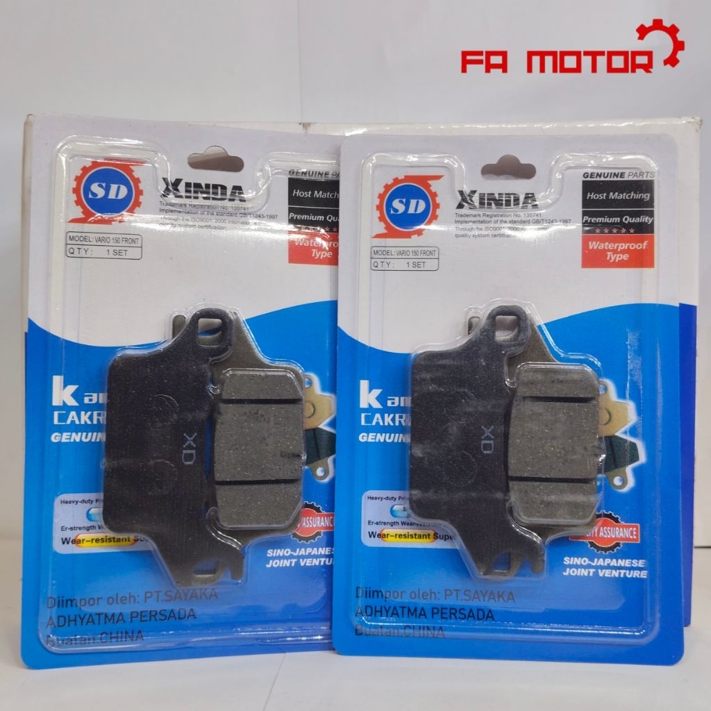 VARIO 150 ผ้าเบรคหน้า XINDA