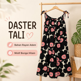 Daster Sambung Tali Gondil Rayon Adem LD 120 PB 100 All Size Daster Rumahan