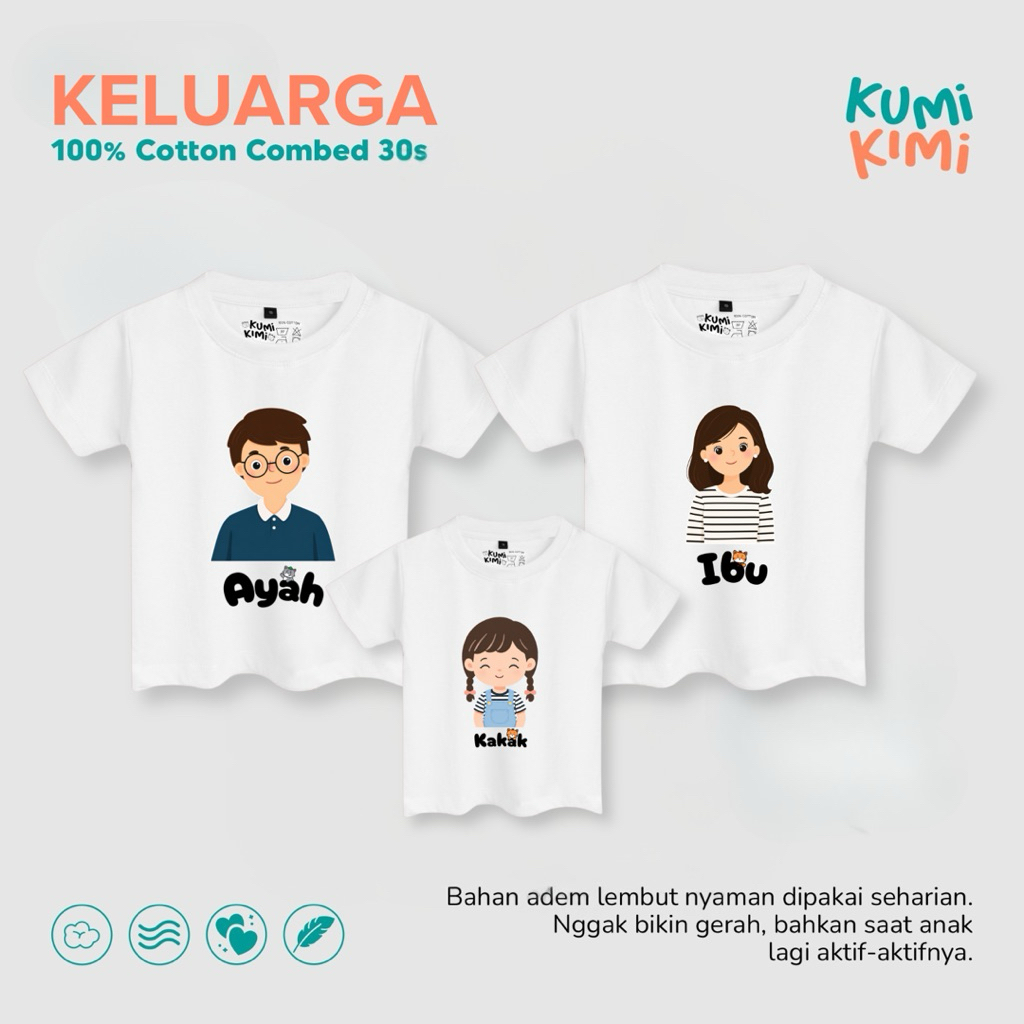 KATUN Couple / Family T-shirt / Family T-shirt Cool Cotton 30s Custom T-shirt