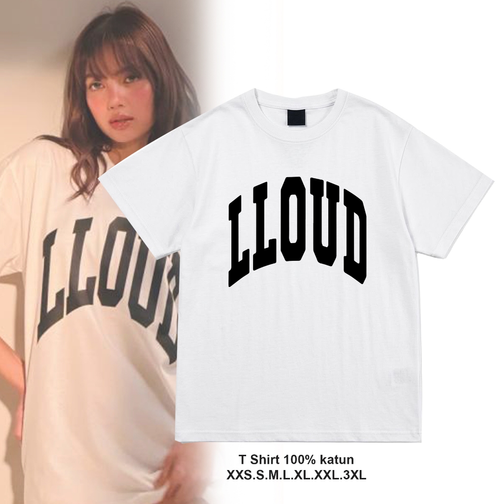 KATUN LISA T-SHIRT - LISA LLOUD เสื้อยืดเกาหลี คอตตอน 100% โอเวอร์ไซส์