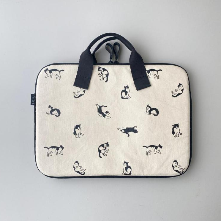 14 นิ้วแมวผ้าใบธรรมชาติ Living Laptop Carrier