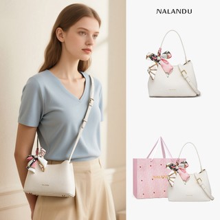 NALANDU Sling Bag Wanita Tas Selempang Wanita Kekinian Elegan Tas Bahu Shoulder Bag Tas Brand Lokal Premium Bucket Bag Simple