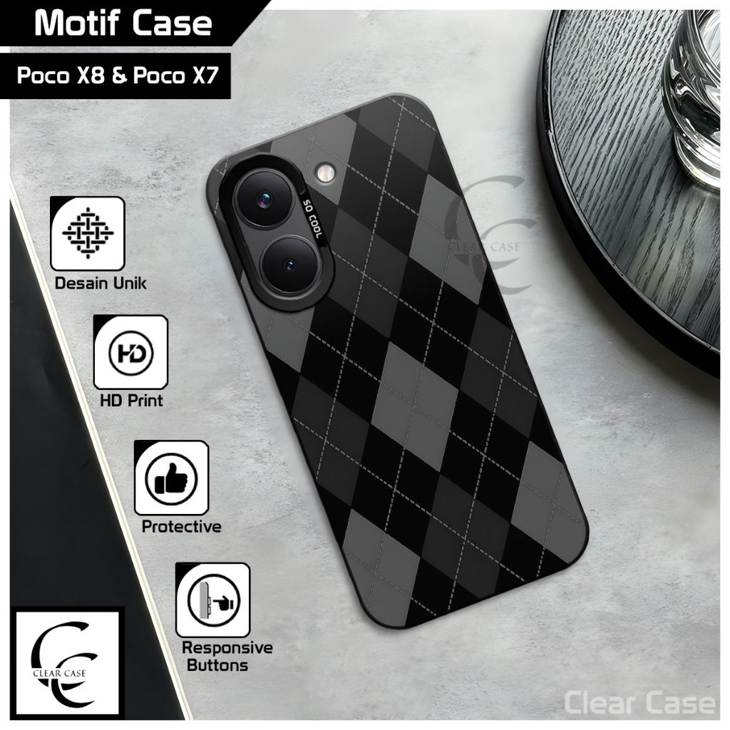 So Cool Softcase Poco X8 Pro & X8 Pro Max 5G | Poco X7 & X7 Pro 5G ล่าสุด IMD Hologram HD พิมพ์เคสโท