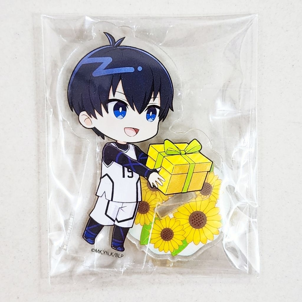 Blue Lock Birthday Present Flower Chibi Acrylic Standee - Isagi