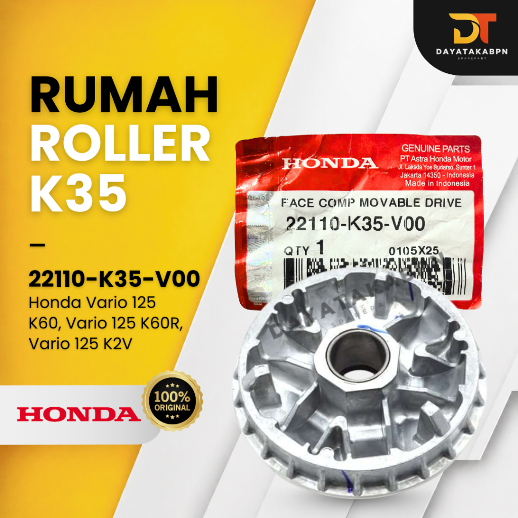 Original Honda Roller Housing 22110-K35-V00 - Honda Vario 125 K60, Vario 125 K60R, Vario 125 K2V