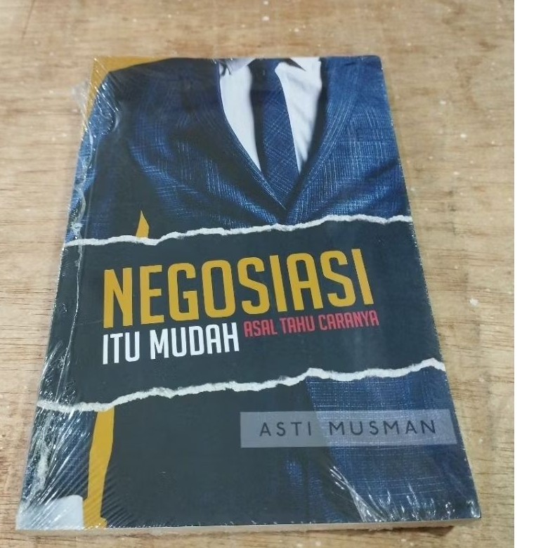 หนังสือต้นฉบับของ Negotiation Is Easy Origin of Know How