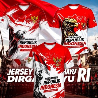 KAOS JERSEY DAN OBLONG  KEMERDEKAAN 17 AGUSTUS HUT RI KAOS UNISEX PRIA/WANITA BAHAN JERSEY MILANO LEMBUT HALUS DAN ADA JUGA KAOS OBLONG