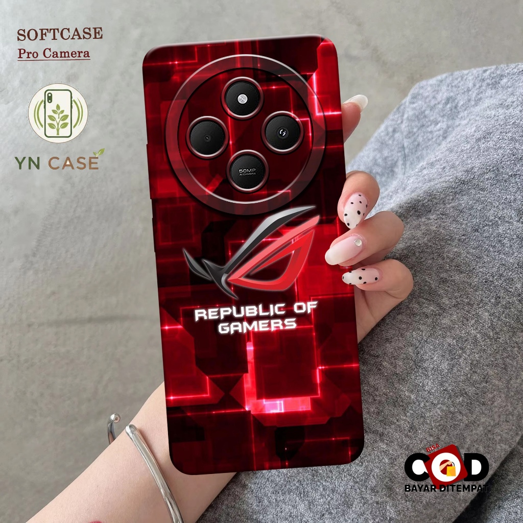 ( YN CASE ) - กล้อง Softcase Pro - Xiaomi Redmi 14C / 14C 5G / Poco C75 / C75 5G / M7 5G - Gaming Mo