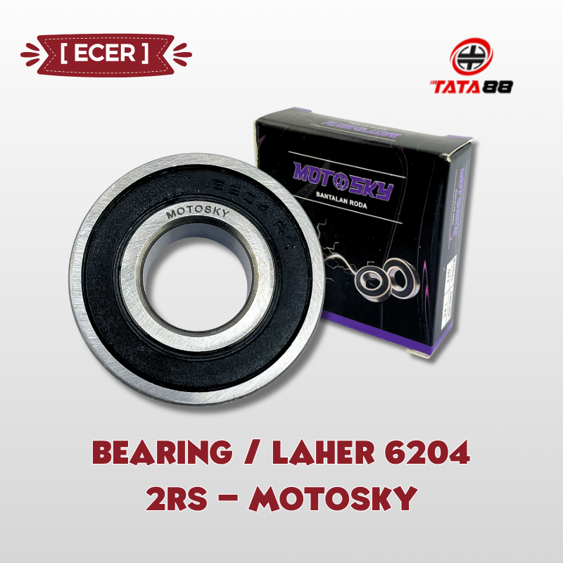[RETAIL] BEARING / LAHER 6204 2RS – MOTOSKY
