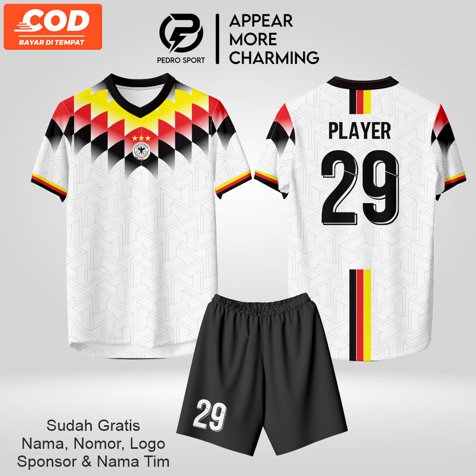 JERSEY PRINTING CUSTOM FANTASY GERMANY JERSEY WORLD CUP JERSEY
