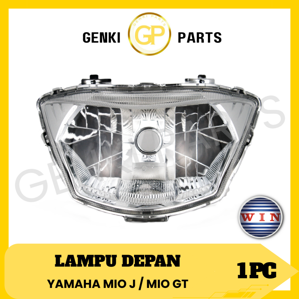 GENKI-PARTS/WIN-FRONT LAMP/REFLECTTOR/HEADLAMP/HEADLIGHT/MOTORCYCLE/YAMAHA/MIO-J/GT/2013-2017/54P/2B