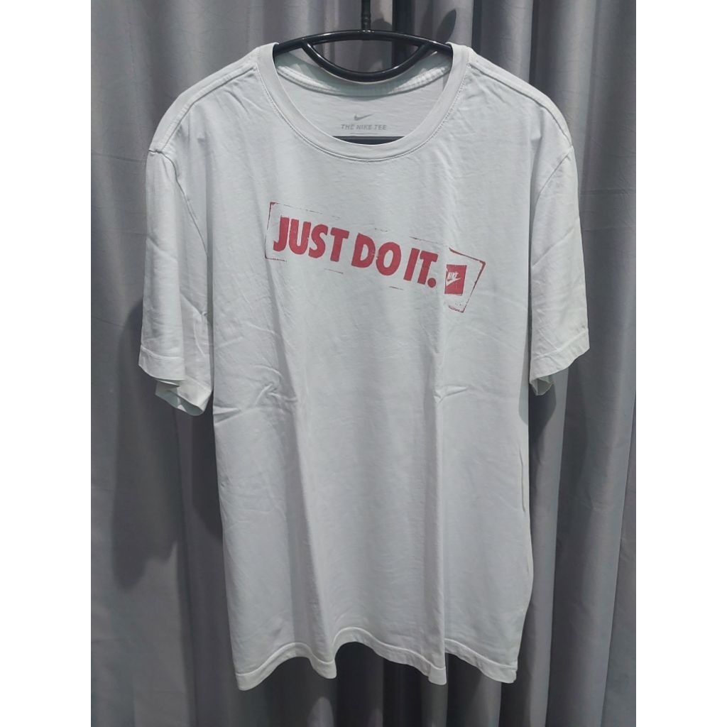 NIKE JDI WHITE TEE XL PRELOVED