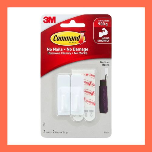 3M Command Medium 2 HOOK 2 STRIP 17501