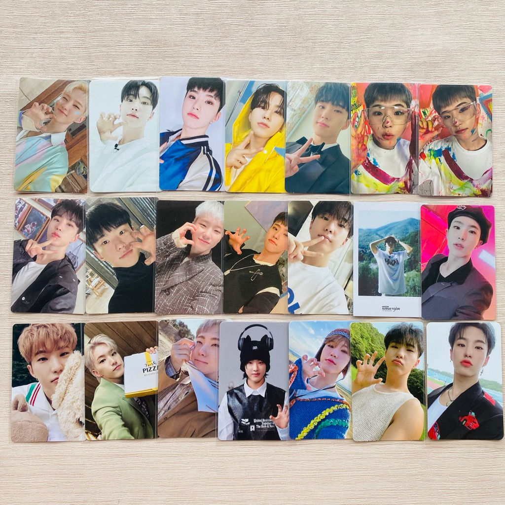 JUN HOSHI WONWOO WOOZI SEVENTEEN โฟโต้การ์ดอย่างเป็นทางการ (96L) 2