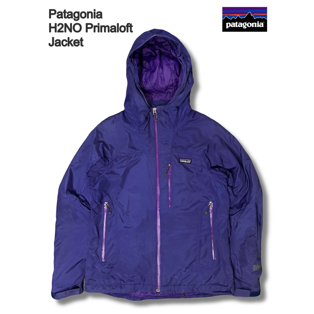 Patagonia H2NO Primaloft Outdoor Jacket สีม่วง Original Unisex