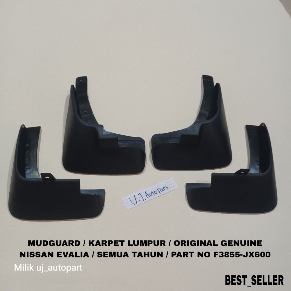 พรมโคลน Nissan Evalia All Years OriginaL อะไหล่แท้ F3855-JX600