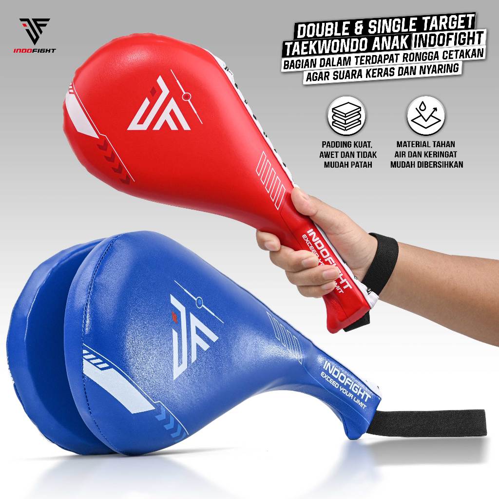 Double Target Taekwondo เสียง Indofight เด็กการฝึกอบรมเป้าหมาย Taekwondo Silat คาราเต้ Kick 4TG