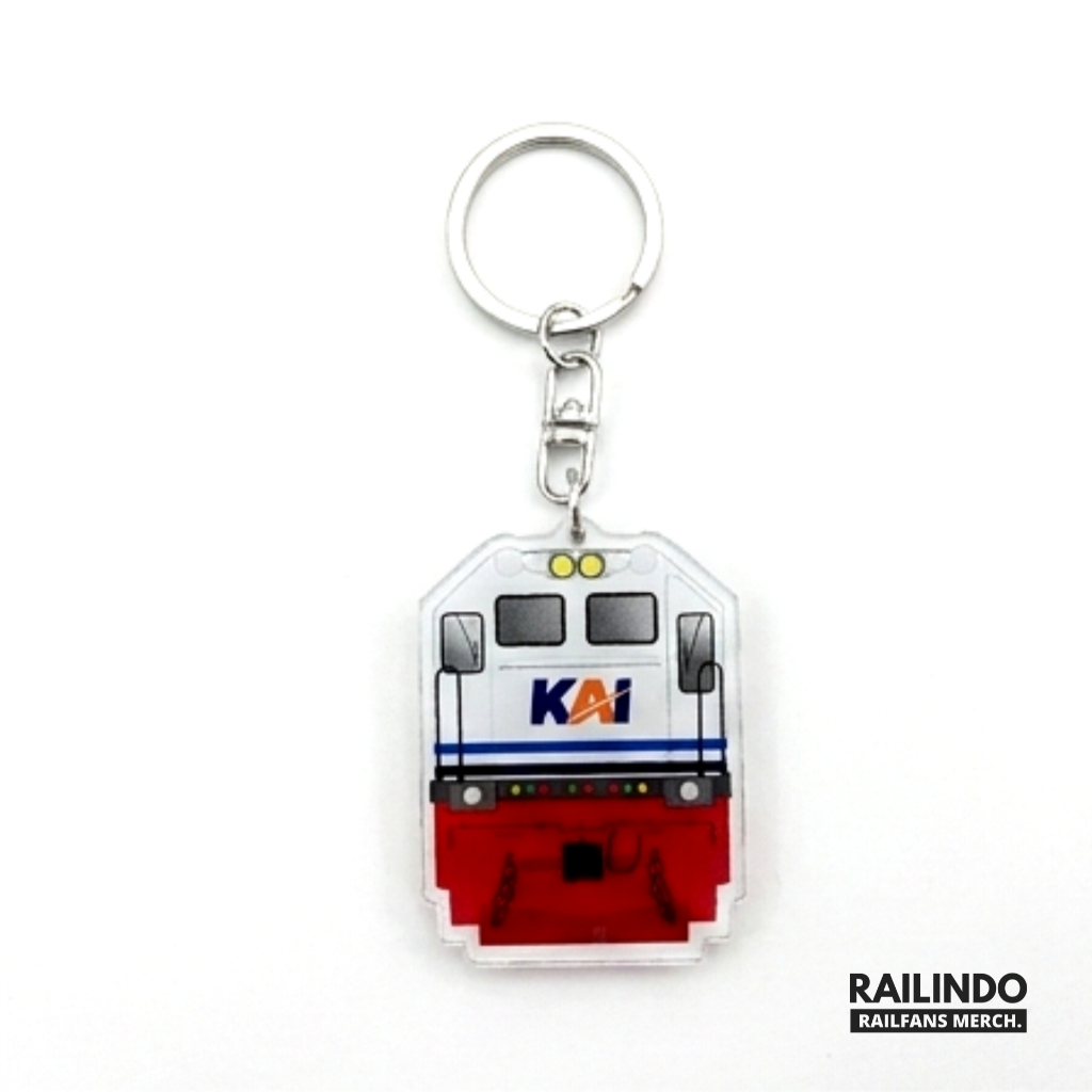 Railindo - พวงกุญแจหัวรถจักรหน้ารถไฟ CC 201 Wnb / CC 204 Wnb