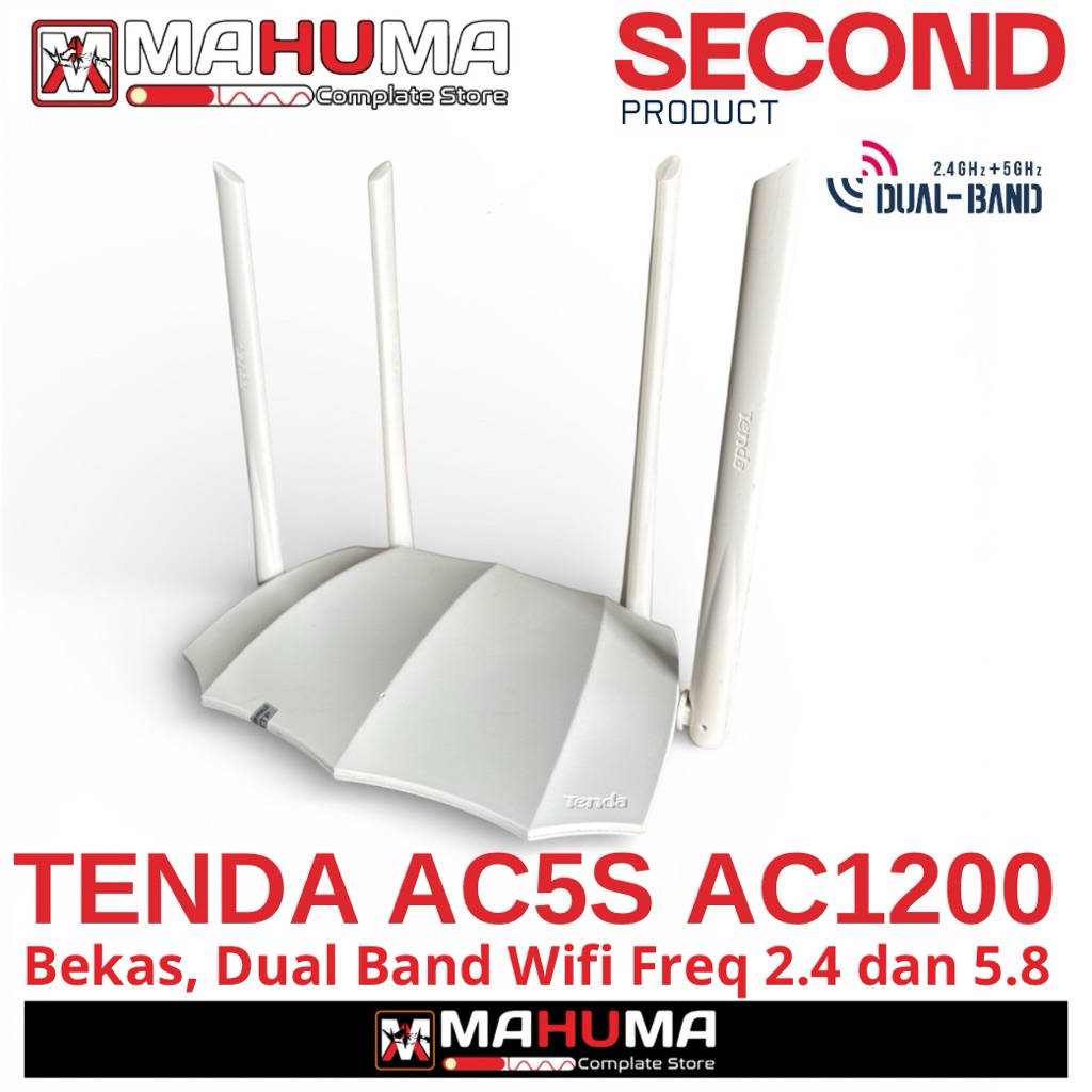 เราเตอร์ไร้สาย WIFI TENDA AC5 AC5S SMART DUAL BAND AC1200
