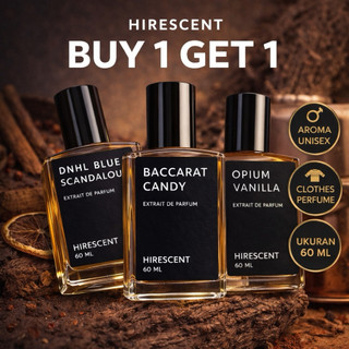 Beli 1 Gratis 1 Parfum Mix Dnhl x Scandalous Opium Vanilla Baccurat Candy Edp 60ML Parfum Pria Wanita Aroma Wangi Elegan Mewah Tahan Lama