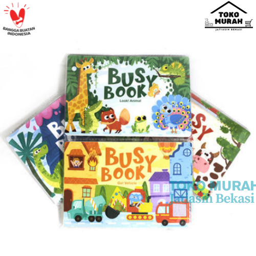 BABYGO CHILDRENS TOYS - BUSY BOOK / CHILDRENS ACTIVITY EDUCATIONAL BOOK / KIDS ACTIVITY SENSOR BOOK 