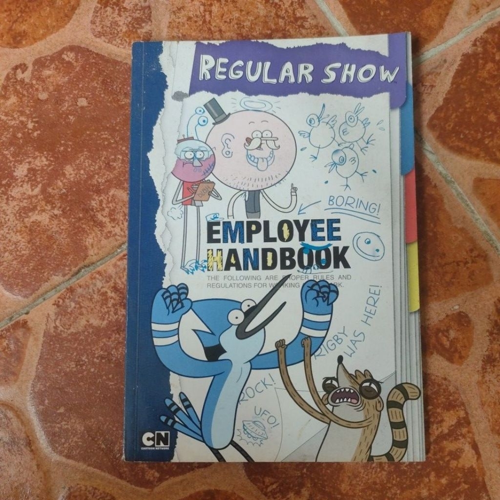 REGULAR SHOW " สมุดมือ EMPLOYEE"