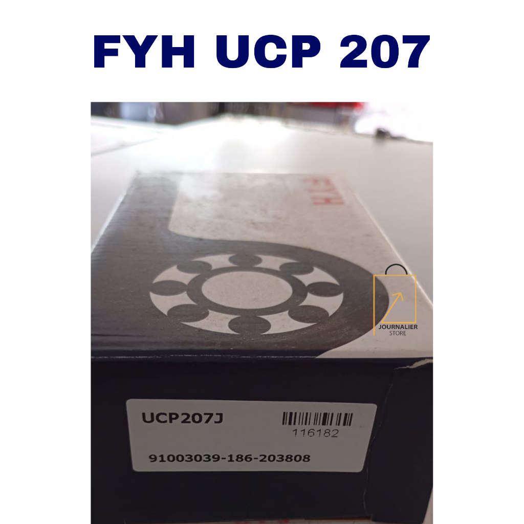 หมอนบล็อก UCP 207 FYH Axle เส้นผ่านศูนย์กลาง 35 มม. UC207 + P207 Original