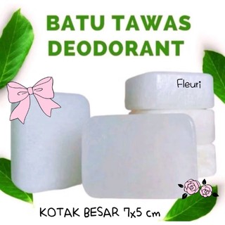 FLEURI | Batu Deodorant, Batu Kristal, BATU TAWAS, atau Batu Ajaib | KOTAK BESAR 7x5 cm