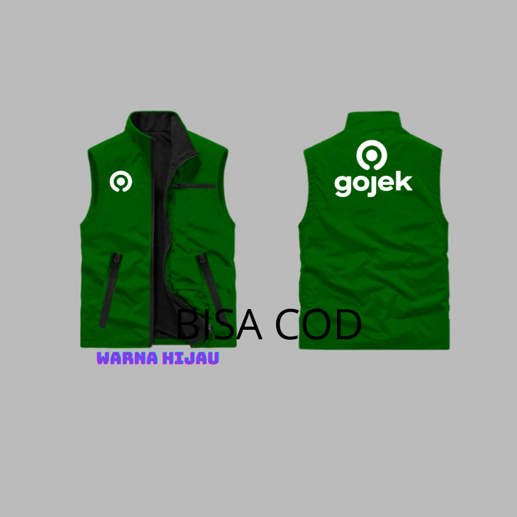 !!! GOJEK WATERPROOF Mens HIKING VEST ใหม่ล่าสุด GOJEK VEST | MOTORCYCLE VEST สําหรับผู้ชาย | ใหม่ล่