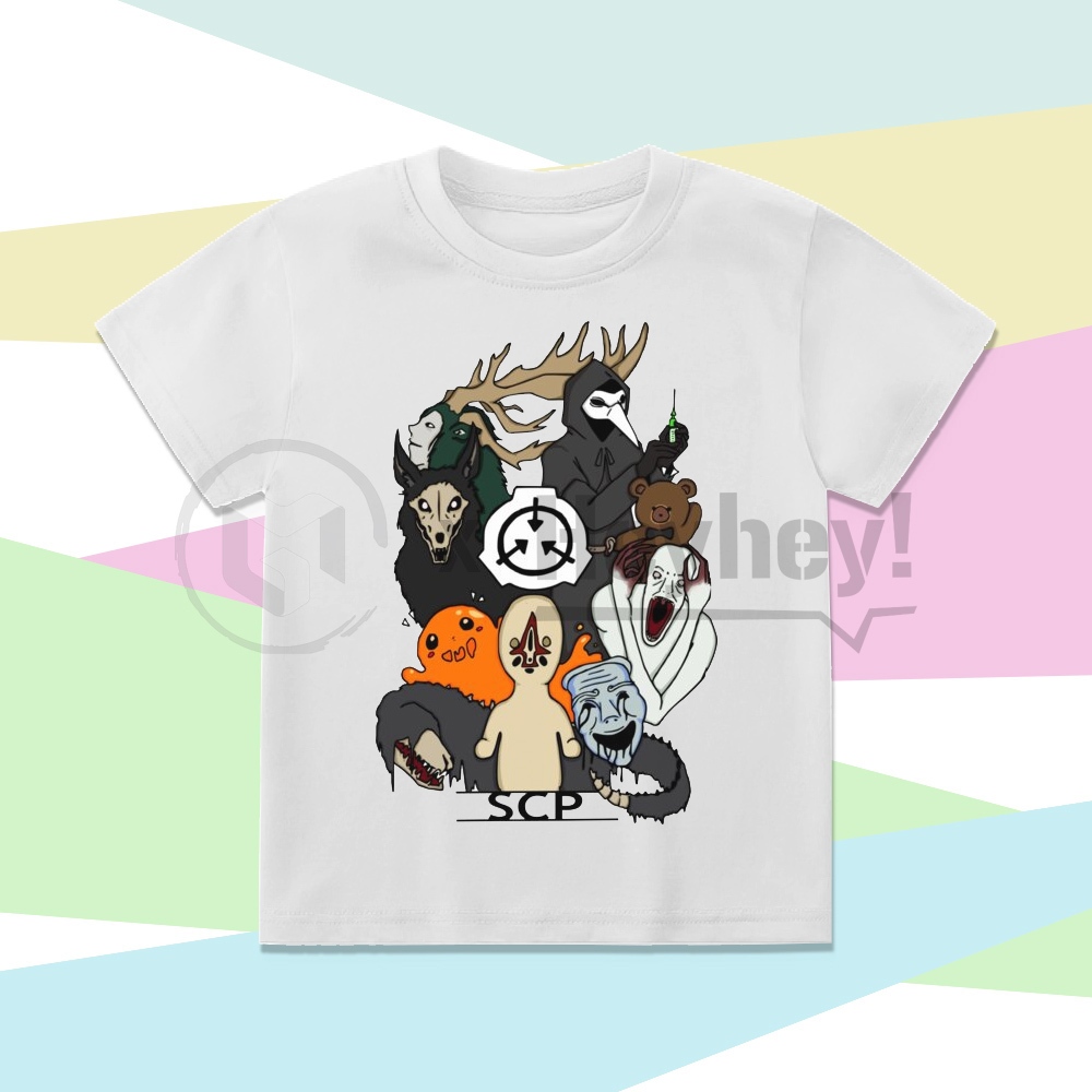 เสื้อยืดเด็ก ตัวละคร SCP Foundation Character Scp
