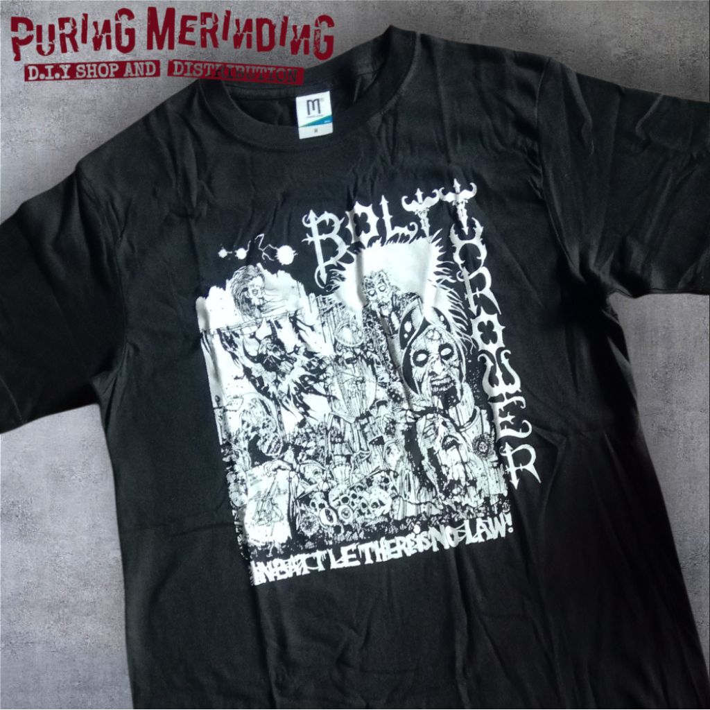 เสื้อยืด Bolt Thrower - ใน Batle ไม่มีกฎหมาย