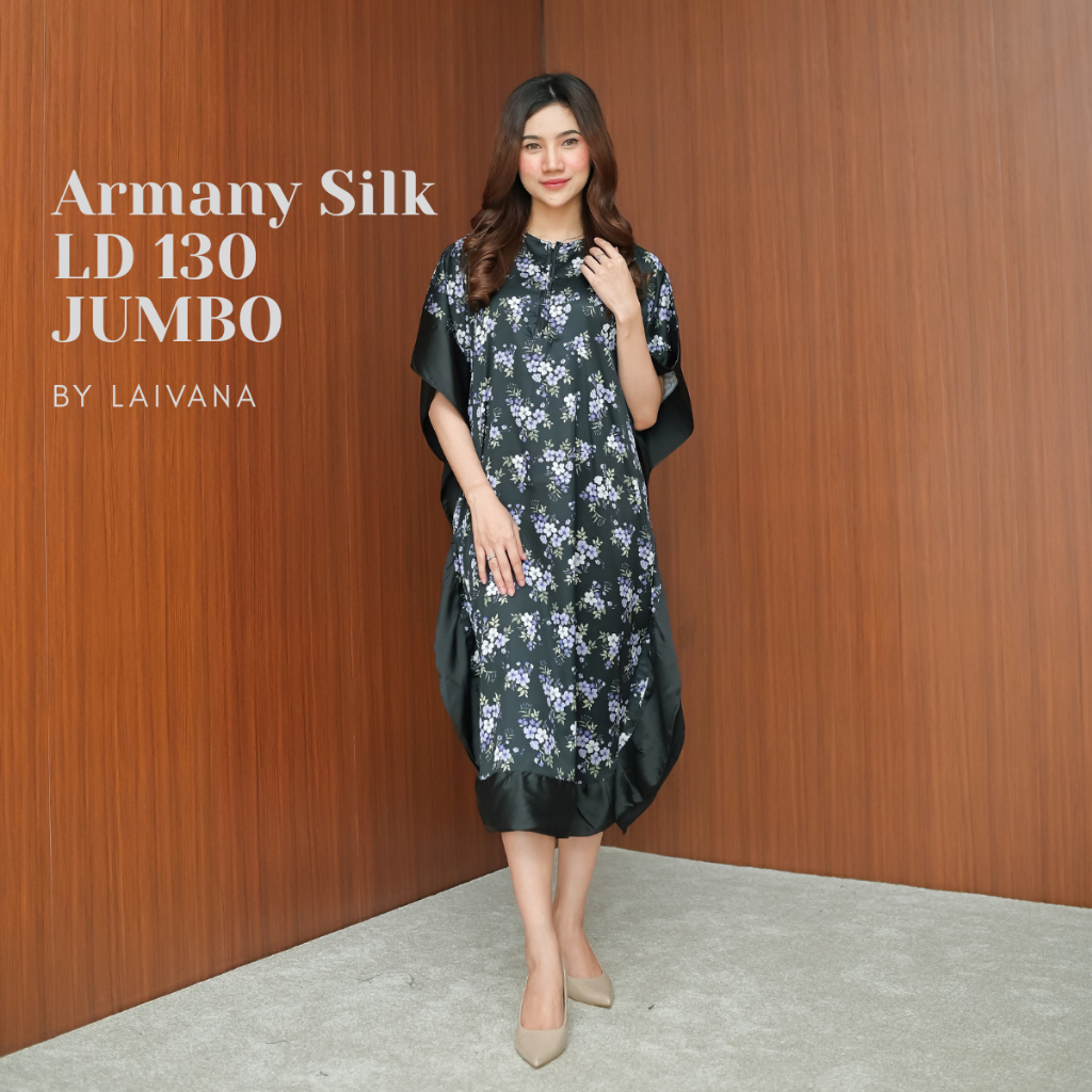 Laivana Home Dress Silk Simple Nursing Friendly ทุกขนาด