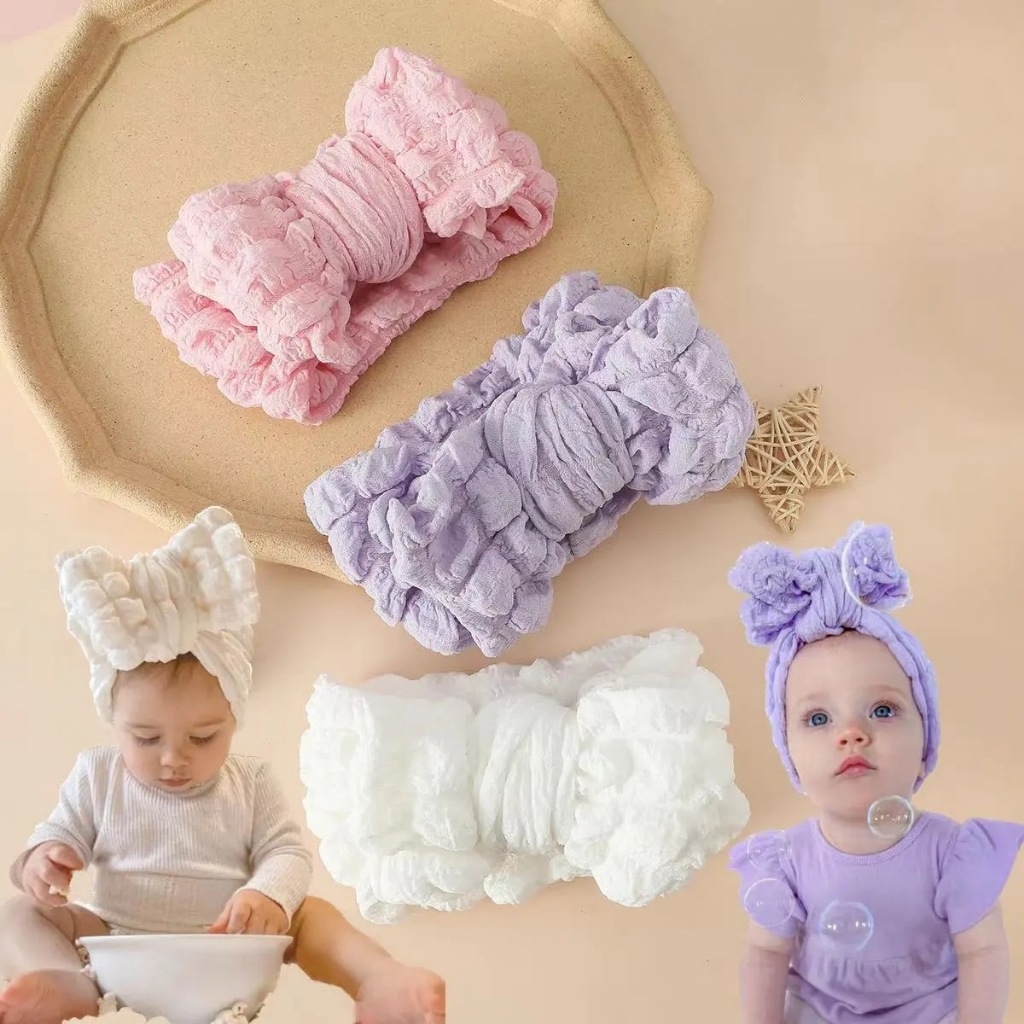 JUMBO BABY HAIR HEADBAND BIG BOW BABY HAIR ACCESSORIES SOFT STRETCHY NEWBORN BABY HAIR DECORTATIONS 