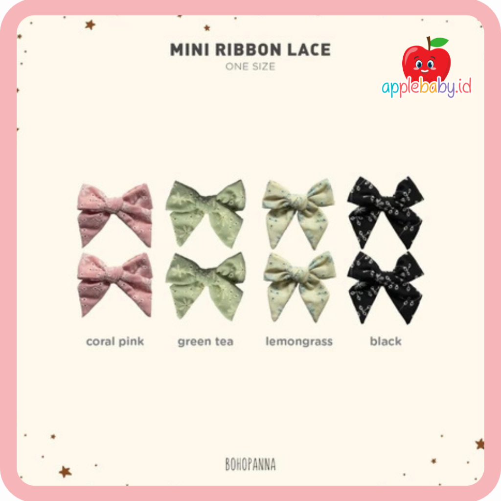 BOHOPNA - MINI RIBBON LACE - BABY RIBBON - GIRLS RIBBON